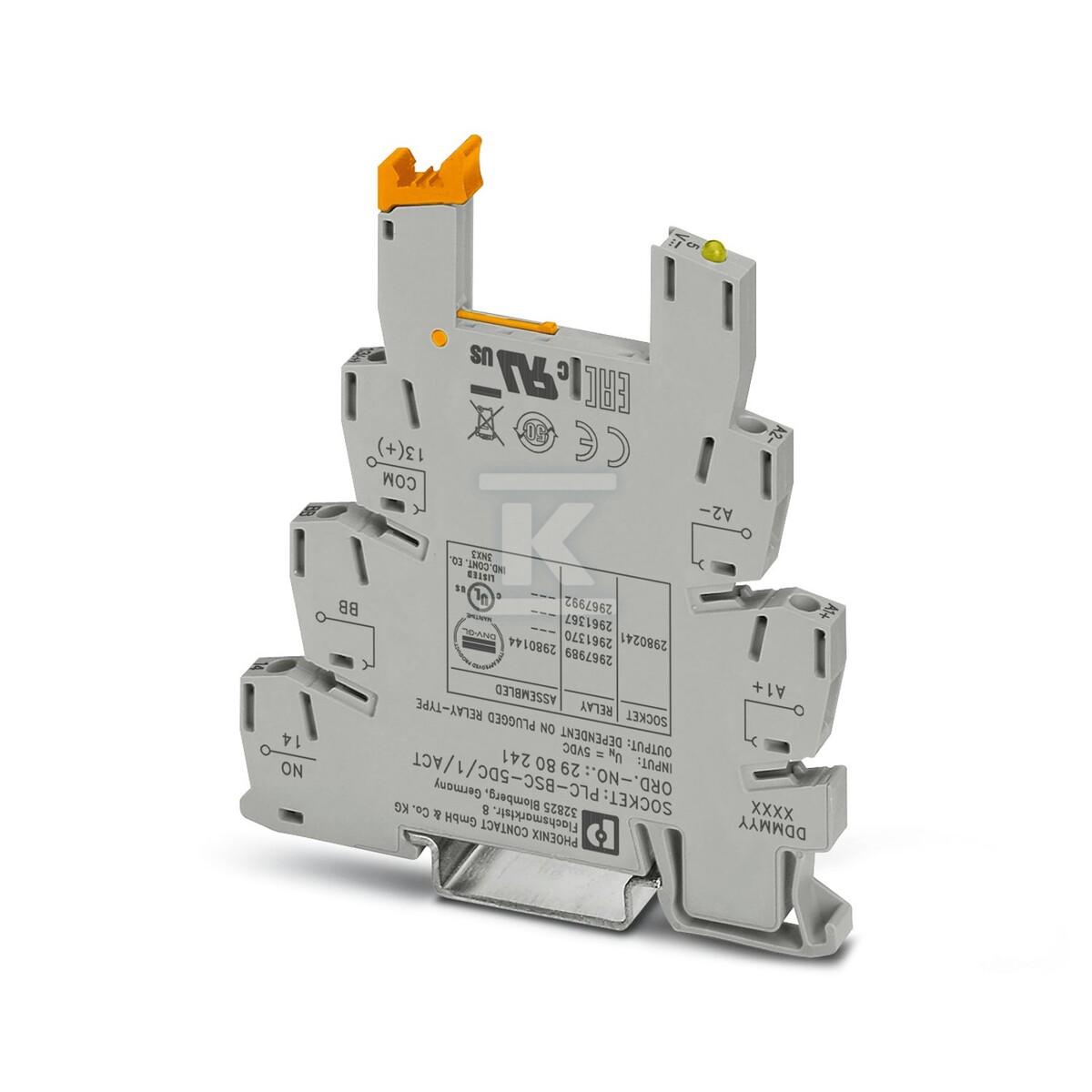 Złączka gniazdowa PLC 6,2 mm dla - 2966058