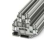 Złączka dwupoziomowa śrubowa, 4 mm2, 30 A, 1000 V, szyna NS 35, szara
