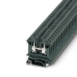 Złączka przelotowa śrubowa, 6 mm2, 41 A, 800 V, szyna NS 35, ciemnoszara