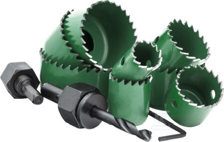 Otwornica do drewna 63-127mm 8elem. - S-27908