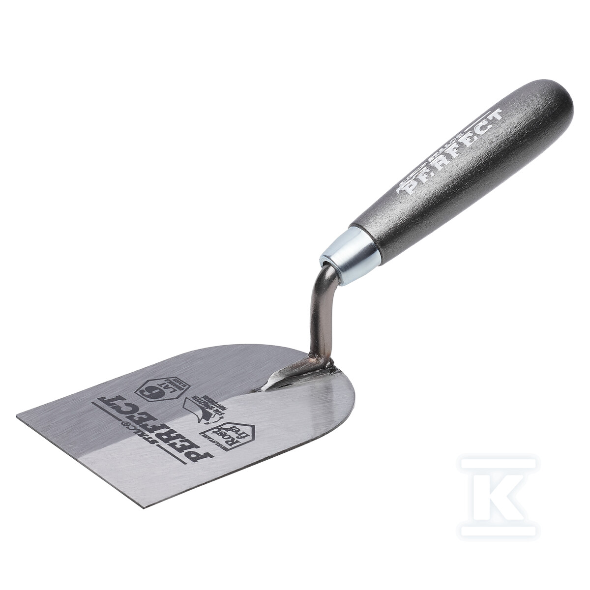 Kielnia sztukatorska 80mm stal nierdz. - S-73008