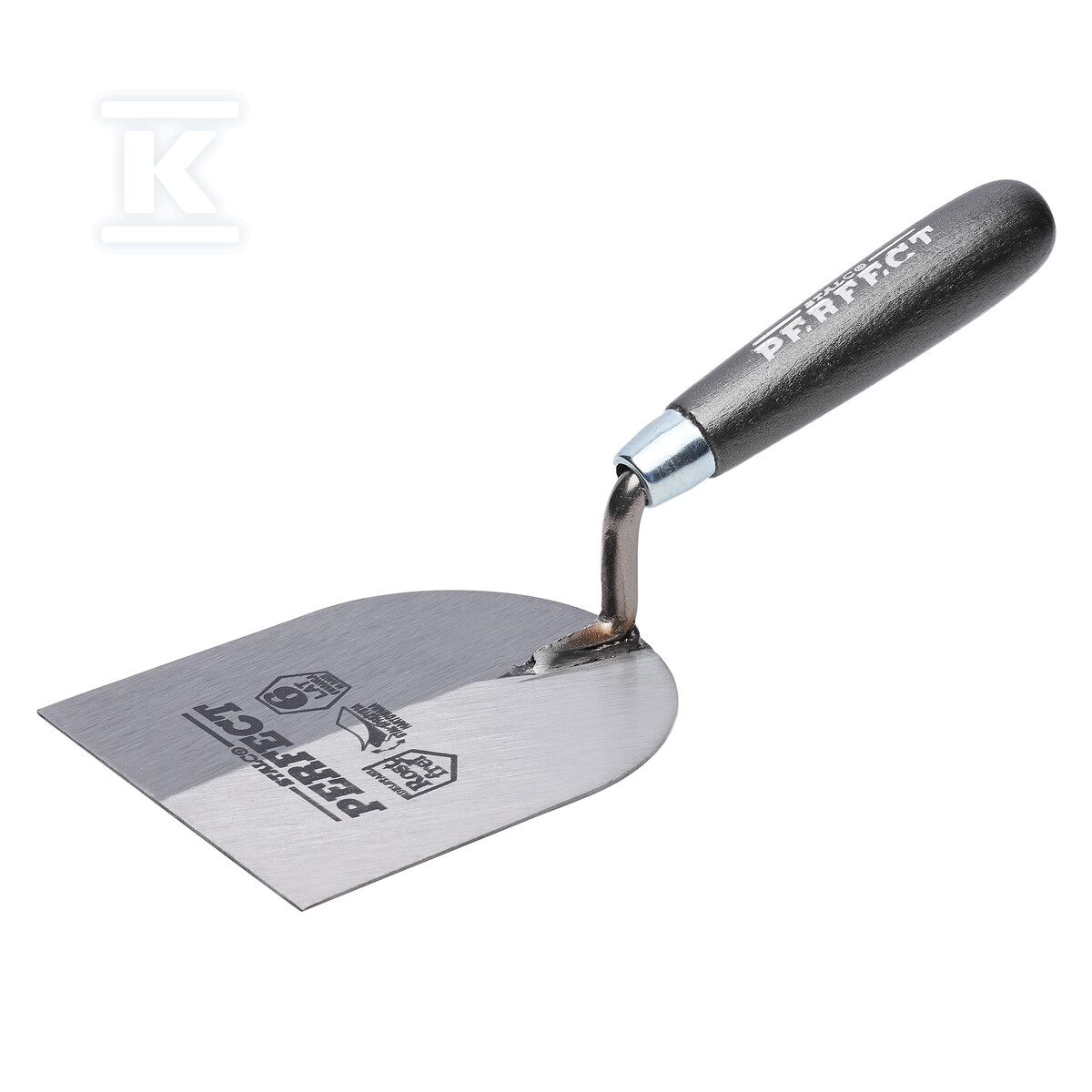 Kielnia sztukatorska100mm stal nierdz. - S-73010
