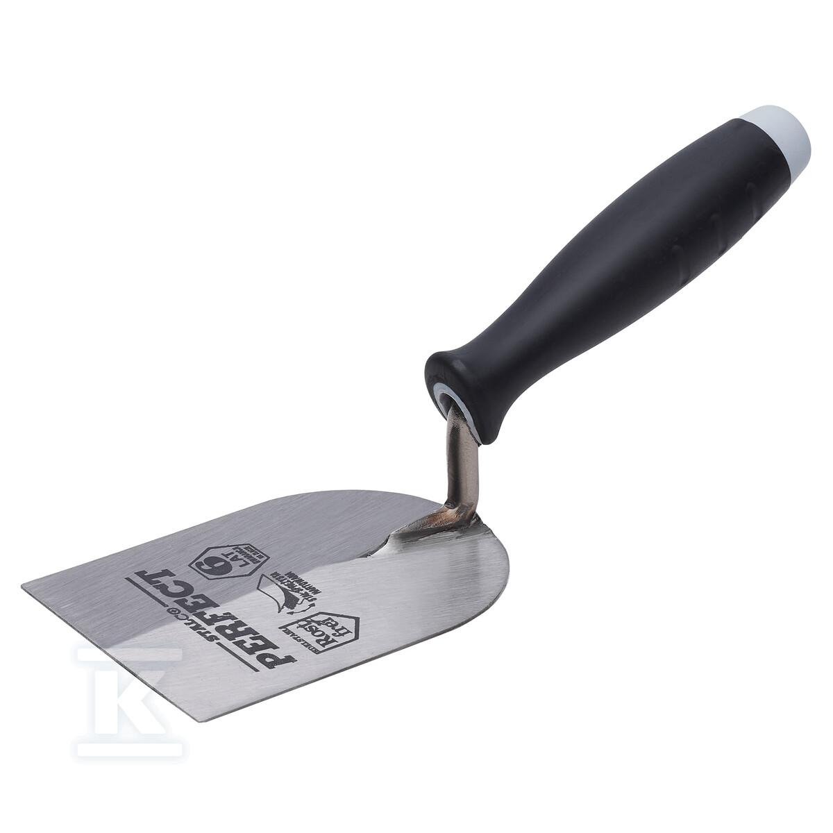 Kielnia sztukatorska 80mm stal nierdz. - S-73018