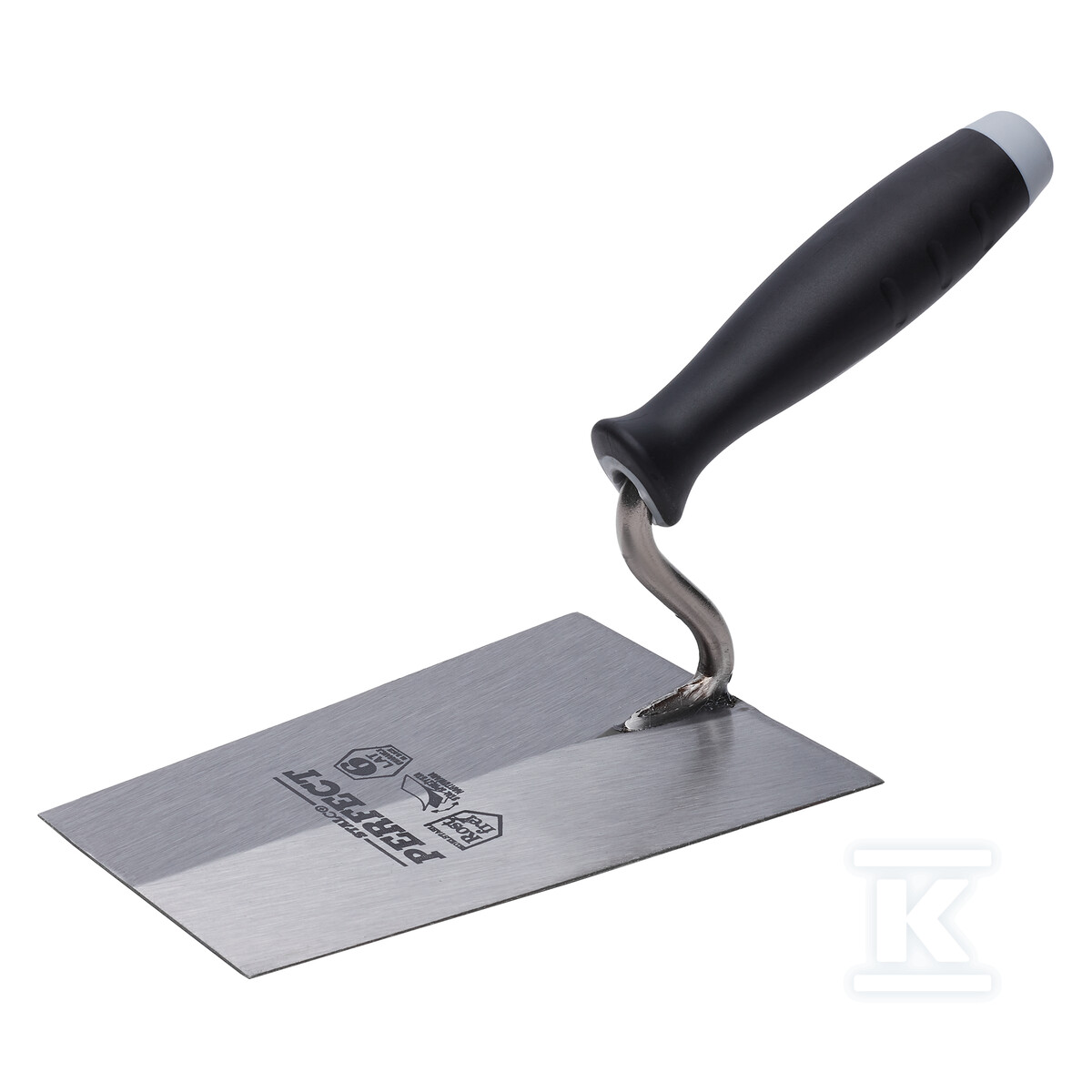 Kielnia trapezowa 180mm stal nierdz. 2k - S-73038