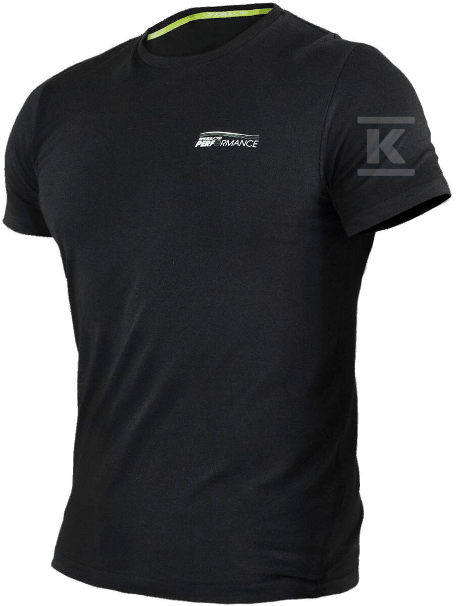 T-shirt męski LUCKY M czarny S STALCO - S-78635