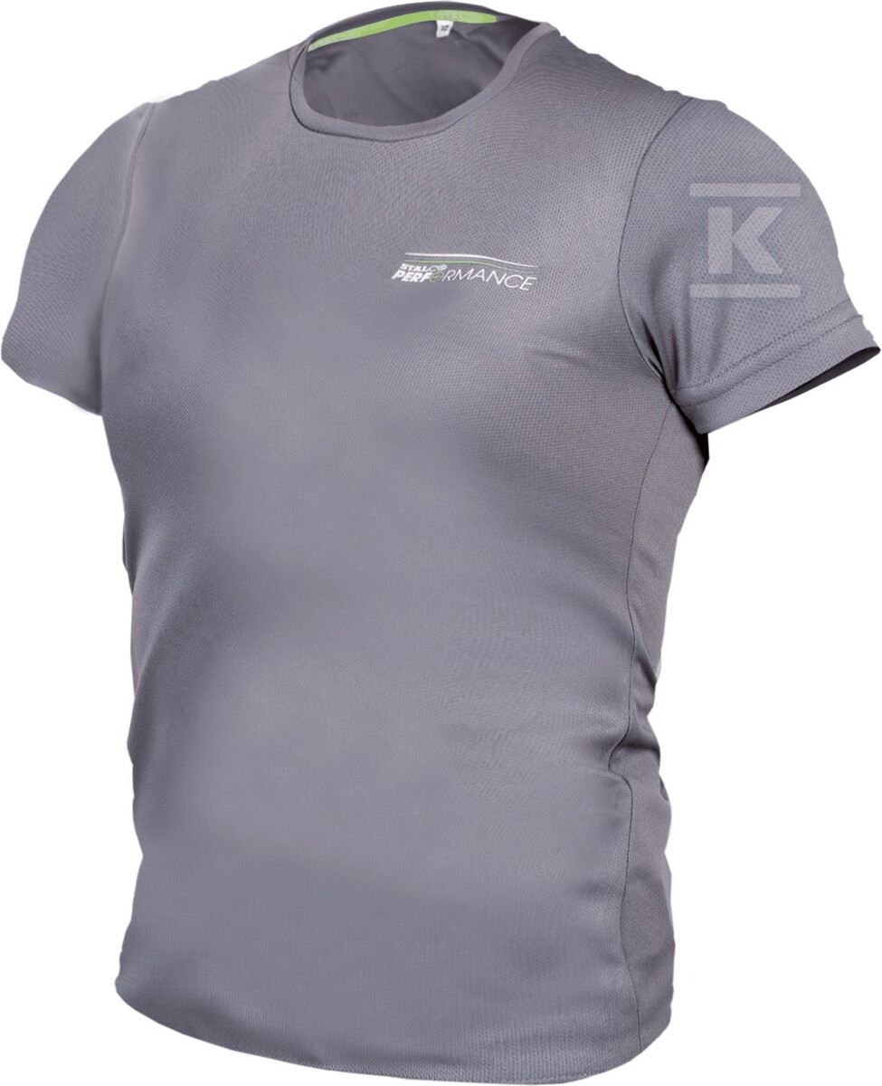 T-shirt męski RUNNY M szary XL STALCO - S-78761
