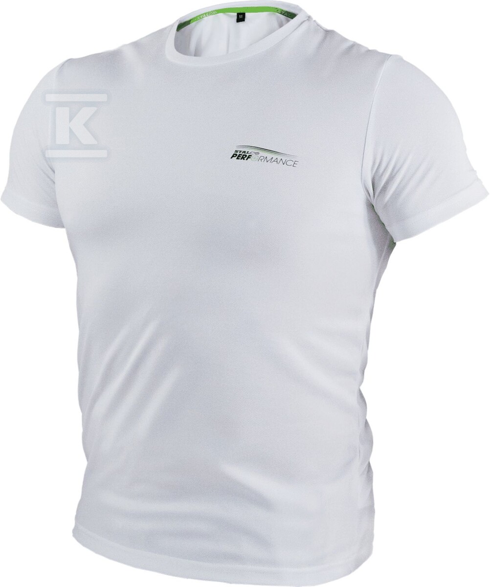 T-shirt męski RUNNY M biały 2XL STALCO - S-78743
