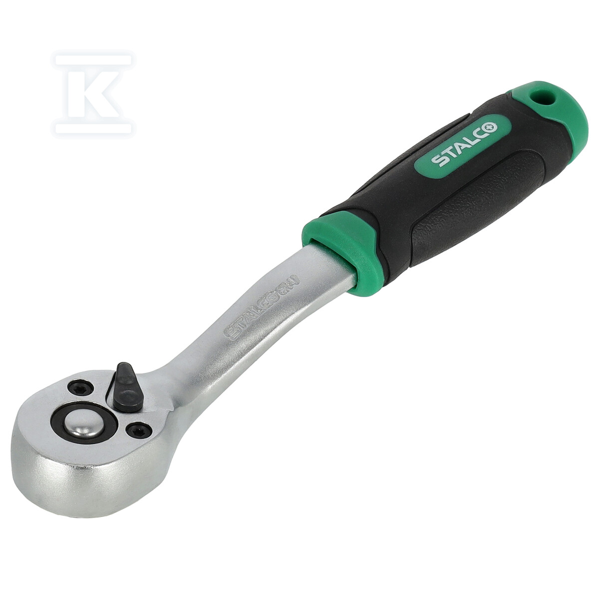 Grzechotka odgięta 1/4” 72 zęby 145mm - S-54035