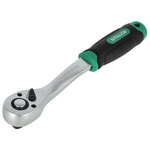 Grzechotka odgięta 1/2” 72 zęby 255mm STALCO S-54039