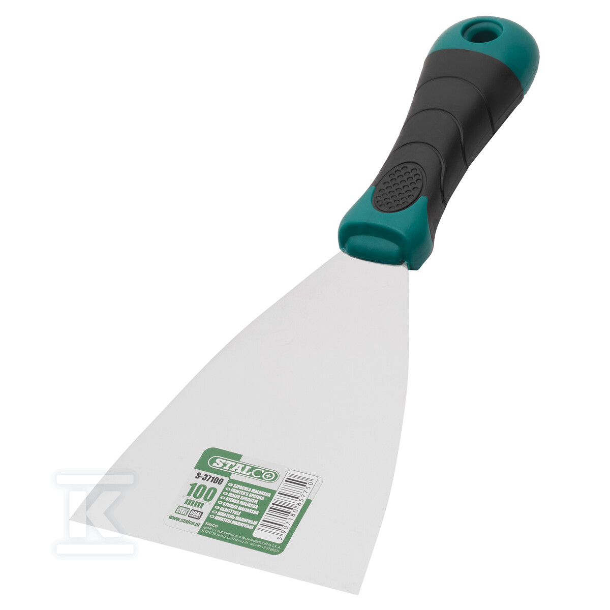 Szpachla malarska 100mm stal nierdz. 2k - S-37100