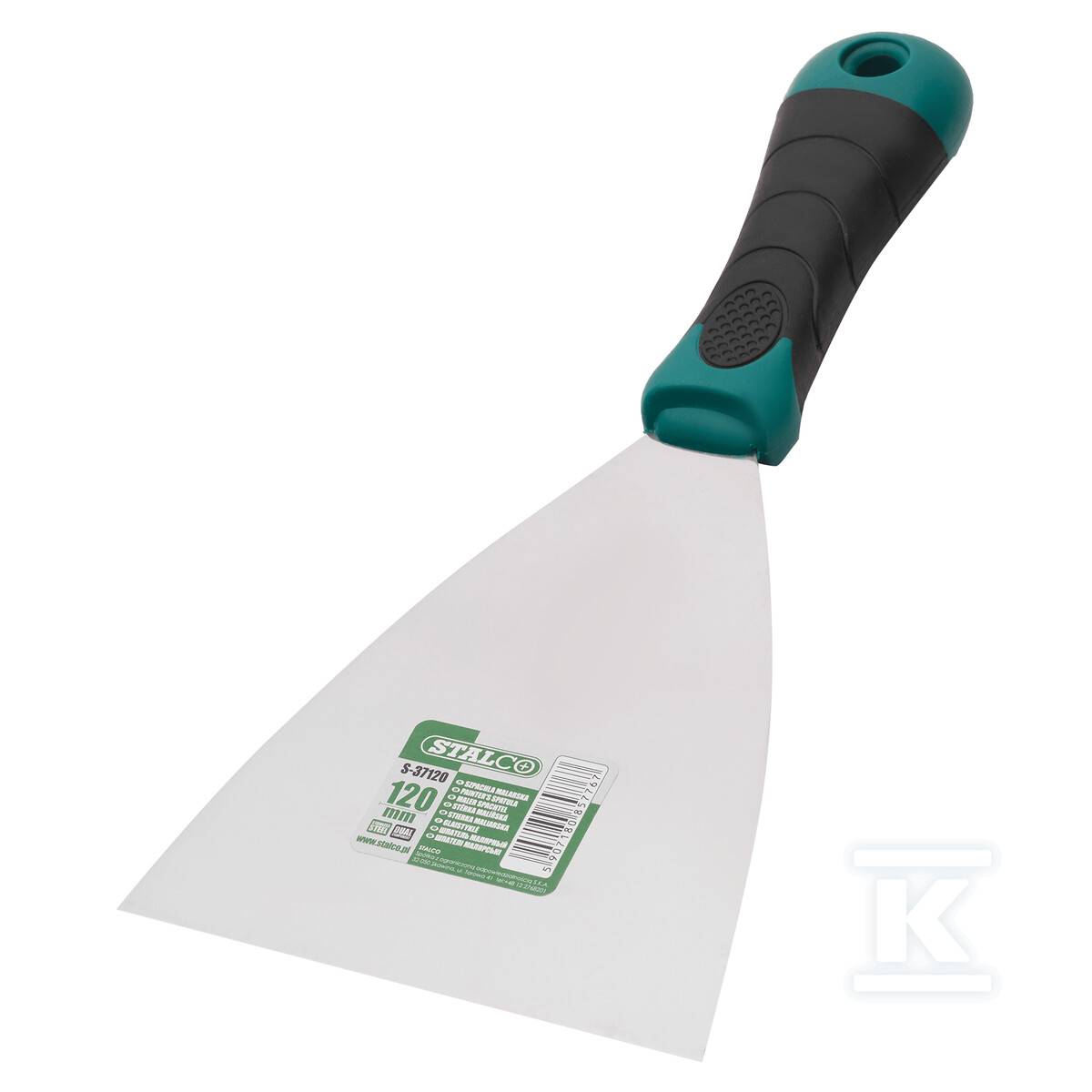 Szpachla malarska 120mm stal nierdz. 2k - S-37120