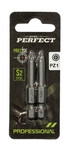 Końcówka bit 1/4” - blister PZ3x50mm (2szt) STALCO PERFECT S-66366