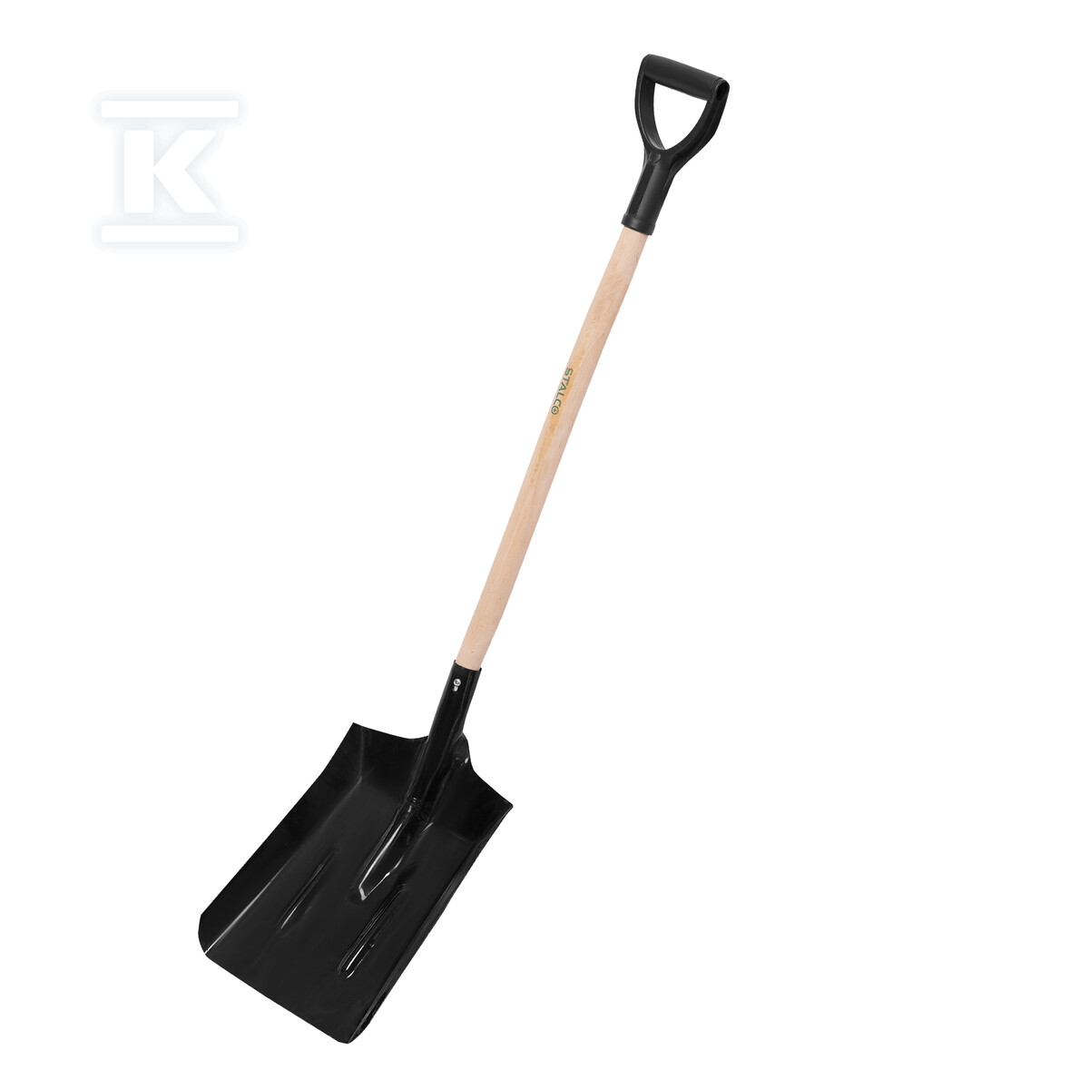 Łopata do węgla z trzonkiem drewnianym - S-47444