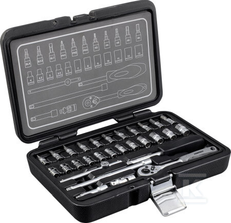 Zestaw nasadek 1/4” 30elem. STALCO - S-77433