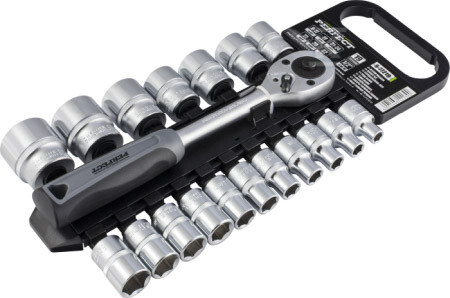 Zestaw nasadek 1/2” 19elem. STALCO - S-77219