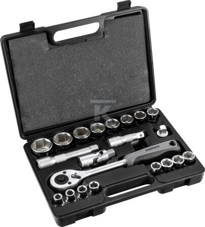 Zestaw nasadek 1/2” 21elem. STALCO - S-77217