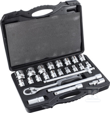 Zestaw nasadek 1/2” 24elem. STALCO - S-77222