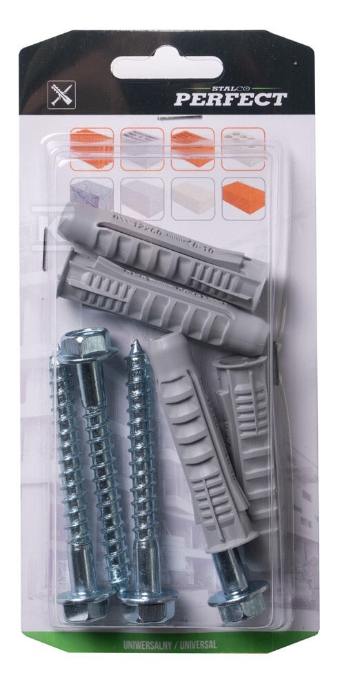 Kołek uniwersalny wkręt łeb sześciok - BRXK1280070