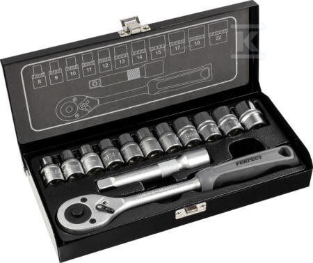 Zestaw nasadek 1/2” 13elem. STALCO - S-77213