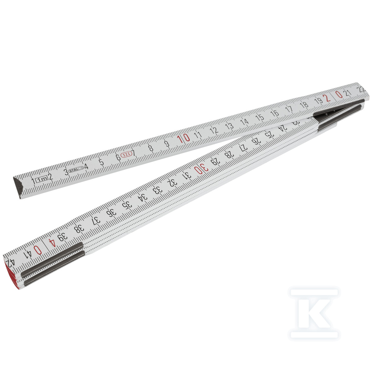 Miara składana drewniana 1m STALCO - S-10321