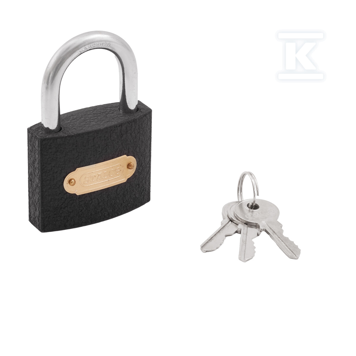 Kłódka żeliwna 63mm STALCO S-40663 - S-40663