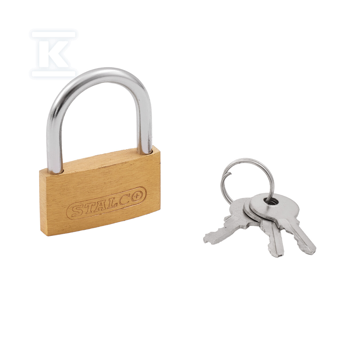 Kłódka mosiężna 30mm STALCO S-40730 - S-40730