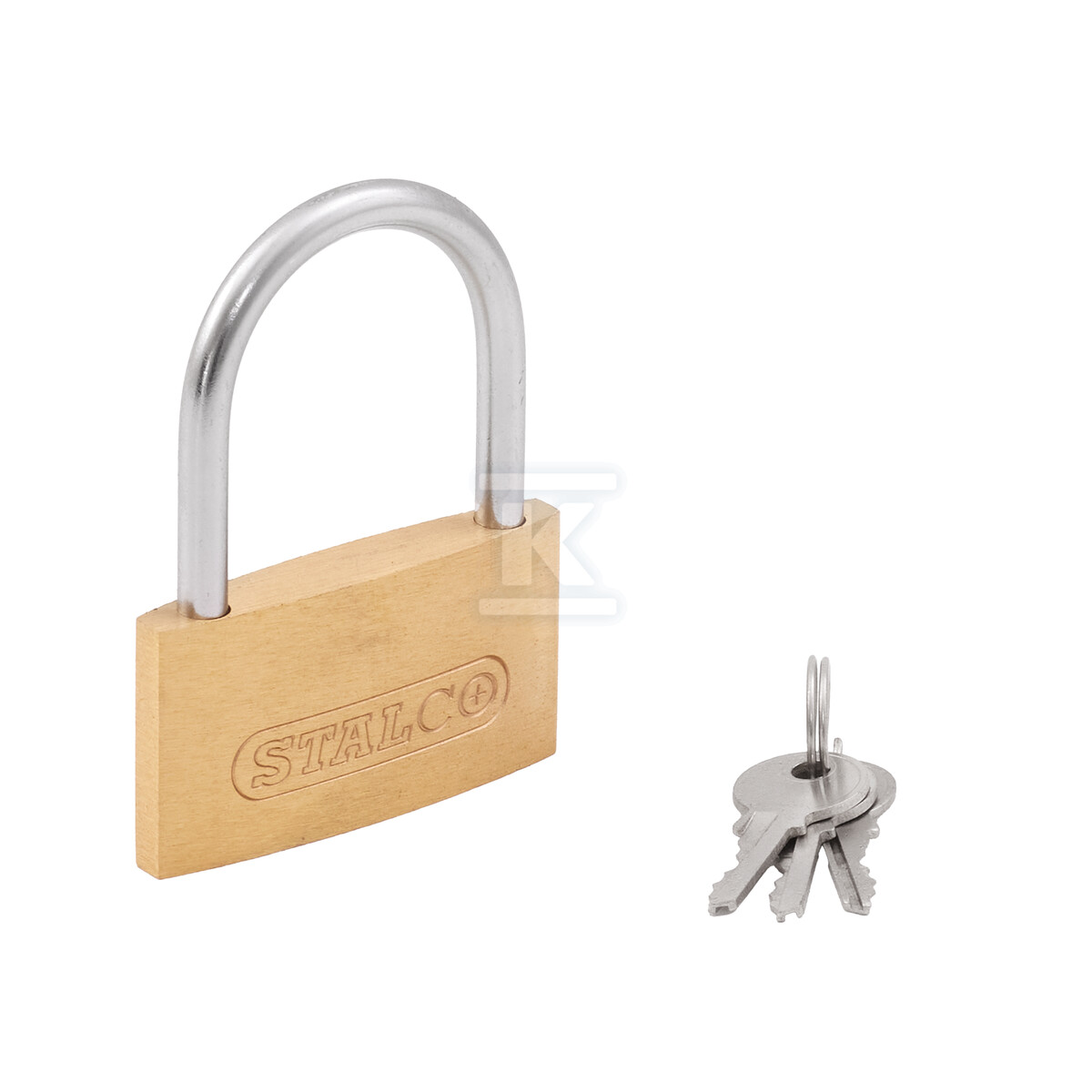 Kłódka mosiężna 60mm STALCO S-40760 - S-40760