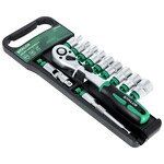 Nasadki i grzechotka na hangerze 12 elementów 1/2” STALCO S011100012