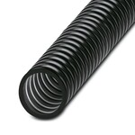 Wąż ochronny, materiał: Stal, ocynkowana / PCW, stopień ochrony: IP68, kolor: czarny, średnica wewnętrzna: 29 mm, Całkowita długość: 10 m