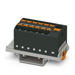 Blok rozdzielczy Push-in 800 V 32 A, 13 przyłączy, czarny
