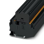 Złączka bezpiecznikowa Push-in 630 V 10 A, bezpiecznik G 6,3 x 32, 6 mm2, czarna