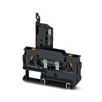 Złączka bezpiecznikowa Push-in 500 V 6,3 A, bezpiecznik G 5 x 20, 1 mm2, czarna