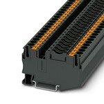 Złączka bezpiecznikowa Push-in 400 V 25 A, bezpiecznik płaski typ C, 6 mm2, czarna
