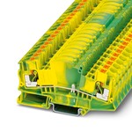 Zacisk przewodu ochronnego, rodzaj przyłącza: zaciski Push-in, 1. poziomowe, przekrój: 0,5 mm2 - 10 mm2 , kolor: zielono-żółty