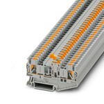 Złącze z odłącznikiem nożowym, napięcie znamionowe: 400 V, prąd znamionowy: 16 A, rodzaj przyłącza: zaciski Push-in, Przekrój znamionowy: 2,5 mm2, przekrój: 0,14 mm2 - 4 mm2, montaż: NS 35/7,5, NS 35/15, kolor: szary