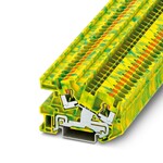 Złączka instalacyjna PE Push-in 4 mm2, zielono-żółta