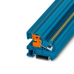 Złączka odłącznikowa N Push-in 250 V 24 A, 2,5 mm2, niebieska