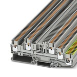 Złączka instalacyjna PE Push-in 400 V 22 A, 2,5 mm2, szara