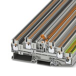 Złączka instalacyjna PE Push-in 400 V 22 A, 2,5 mm2, szara