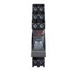 Komplet gniazdo przekaźnikowe GN-2P-M + przekaźnik interfejsowy PG-2P-12A-24DC + obejma wyrzutnikowa K-GN-2P + moduł przeciwprzepięciowy LED GN-LV-24