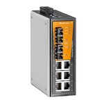 Przełącznik sieciowy, Zarządzalny, Fast Ethernet, 6x RJ45, 2 SC Multi-mode, -40 °C...75 °C, IP30, IE-SW-VL08MT-6TX-2SC