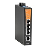 Przełącznik sieciowy, niezarządzany PoE, Gigabit Ethernet, 4 RJ45 10/100/1000BaseT(X) PoE+, 1 RJ45 10/100/1000BaseT(X), -40 °C...75 °C, IP30, IE-SW-BL05T-1GT-4GTPOE