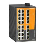 Przełącznik sieciowy, Niezarządzalny, Fast Ethernet, 24x RJ45, -40 °C...75 °C, IP30, IE-SW-EL24-24TX