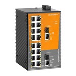Przełącznik sieciowy, Niezarządzalny, Fast/Gigabit Ethernet, 16x RJ45 10/100BaseT(X), 2x combo-ports (10/100/1000BaseT(X) or 1000BaseSFP), -40 °C...75, IE-SW-EL18-16TX-2GC