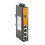Przełącznik sieciowy, Niezarządzalny, Gigabit Ethernet, 4x RJ45, 1x 1000BaseSFP Slot, -40 °C...75 °C, IP30, IE-SW-EL05-4GT-1GESFP