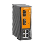 Przełącznik sieciowy, zarządzanie lite, Fast Ethernet, 4x RJ45, 2 SC Multi-mode, -40 °C...75 °C, IP30, IE-SW-AL06LM-4TX-2SC