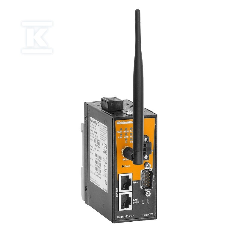 Router, 2x RJ45 10/100BASE-T(X), 1x DB9 - 2682590000