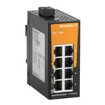 Przełącznik sieciowy, Niezarządzalny, Gigabit Ethernet, 8x RJ45, -40 °C...75 °C, IP30, IE-SW-EL08-8GT-MINI