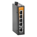 Przełącznik sieciowy, Niezarządzalny, Gigabit Ethernet, 5x RJ45, -10 °C...60 °C, IP40, IE-SW-ELB-05-5GT
