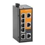 Przełącznik sieciowy, Niezarządzalny, Gigabit Ethernet, 8x RJ45, -10 °C...60 °C, IP40, IE-SW-ELB-08-8GT